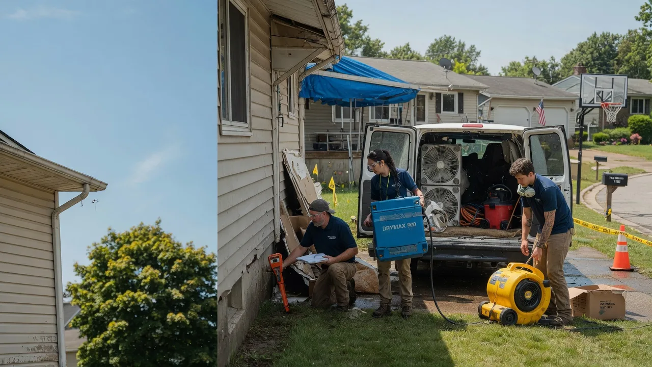 Ceiling Leak Cleanup in Minden, WV near me